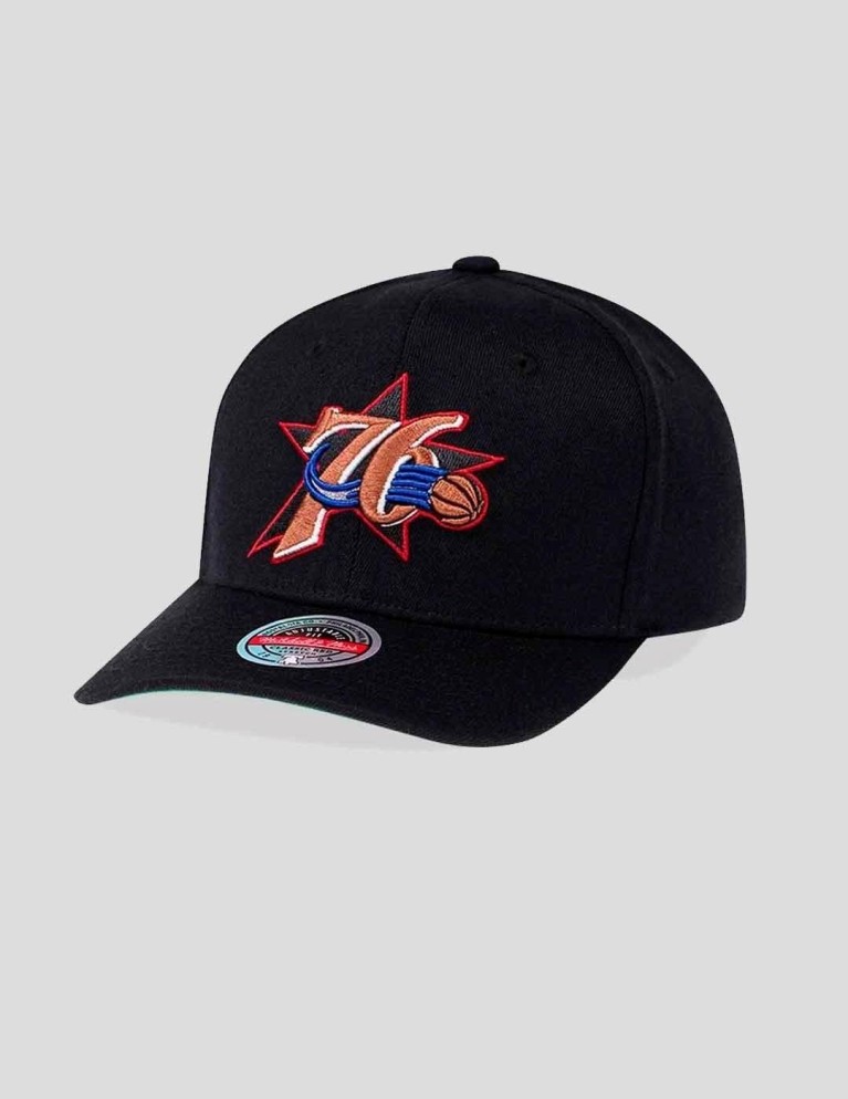 Gorra MITCHELL & NESS 76ers team ground 2.0 snapback black